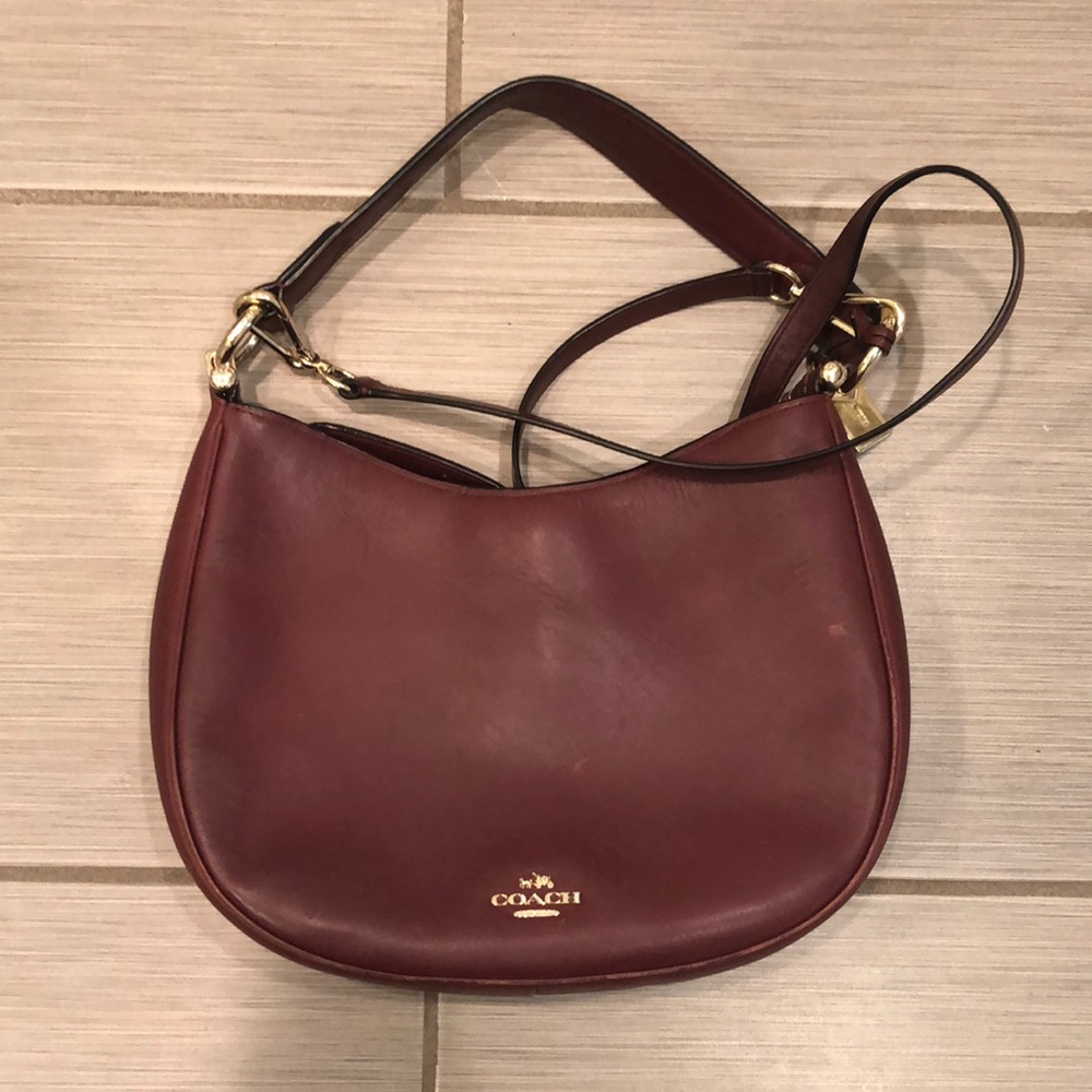 Beautiful coach bag, leather